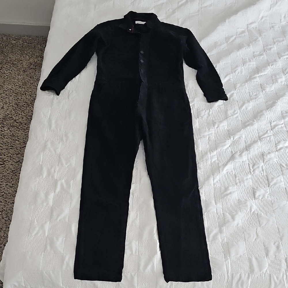 Women's Black Jean Jumpsuit